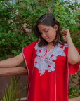 Moroccan Kaftan - Perfect for Beach, Parties & Eid - Red