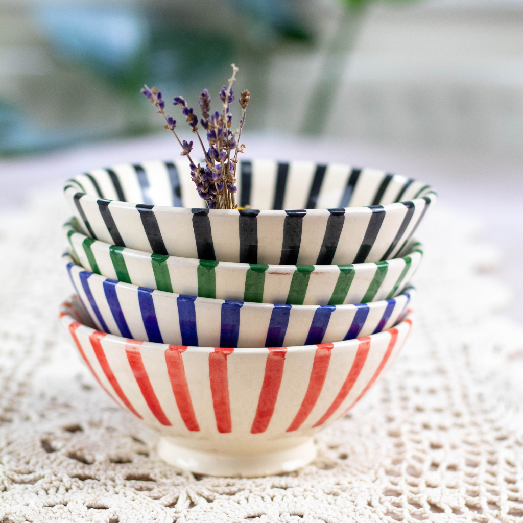 Handmade Moroccan Ceramic Cereal Bowl