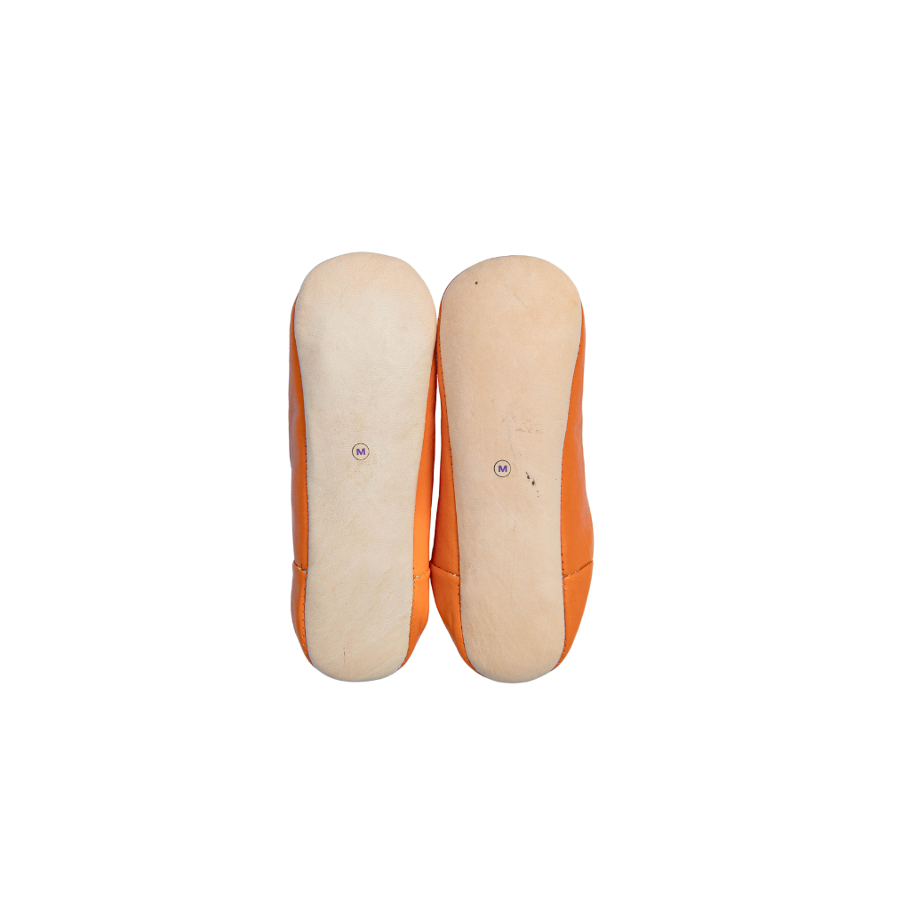 Moroccan Babouche Slippers, Clementine