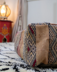 Handmade Moroccan Floor Cushions, Ottomans, and Poufs for Unique Home Décor (Fiona)