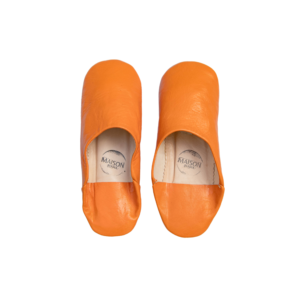 Moroccan Babouche Slippers, Clementine