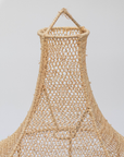 Boho Raffia Bell Pendant Light - Stylish Ceiling Lamp for Home Decor