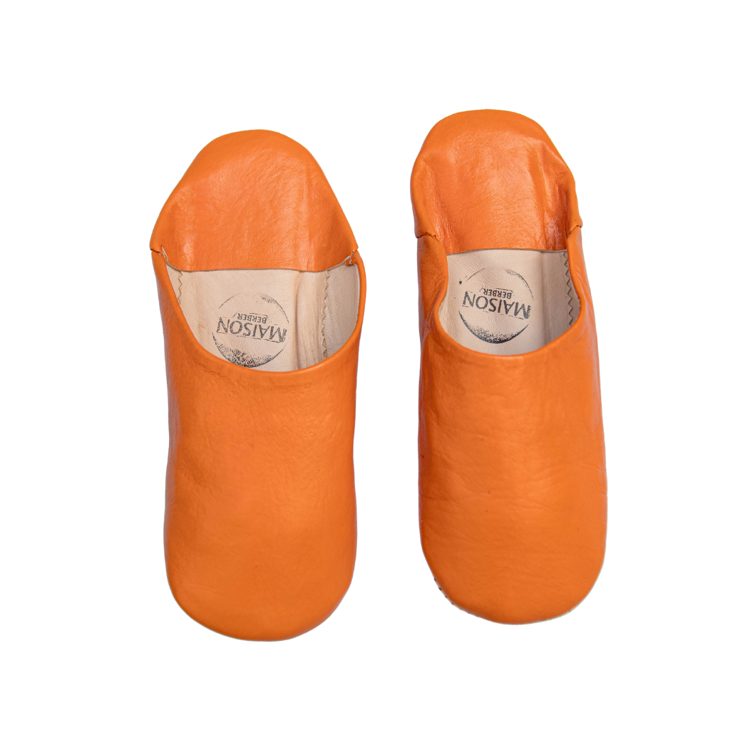 Moroccan Babouche Slippers, Clementine