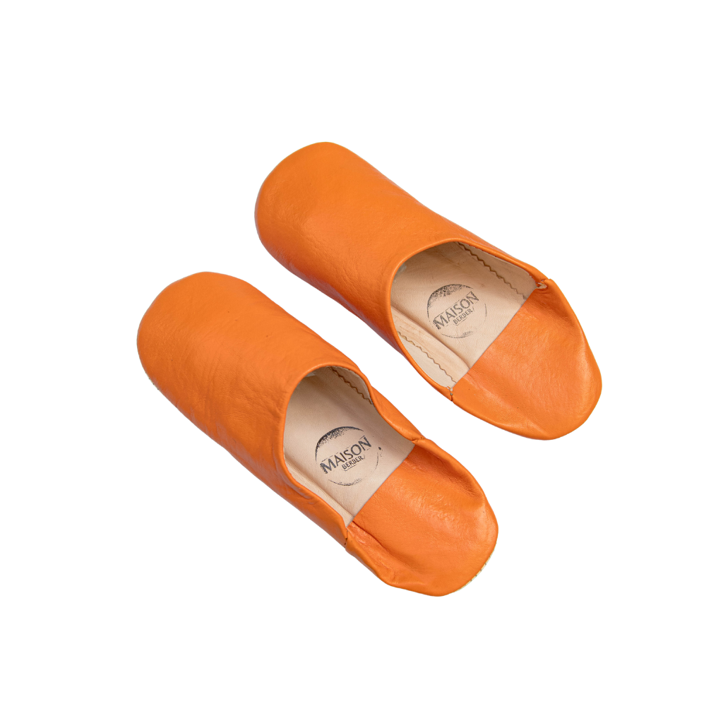 Moroccan Babouche Slippers, Clementine