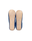 Moroccan Babouche Slippers, Blue