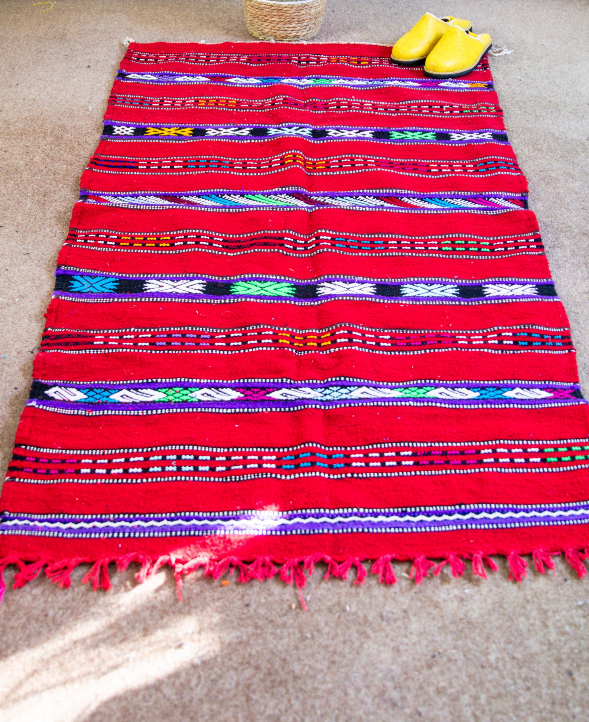 Moroccan Berber Hanbel Kilim Rug 165x85cm (Salma)