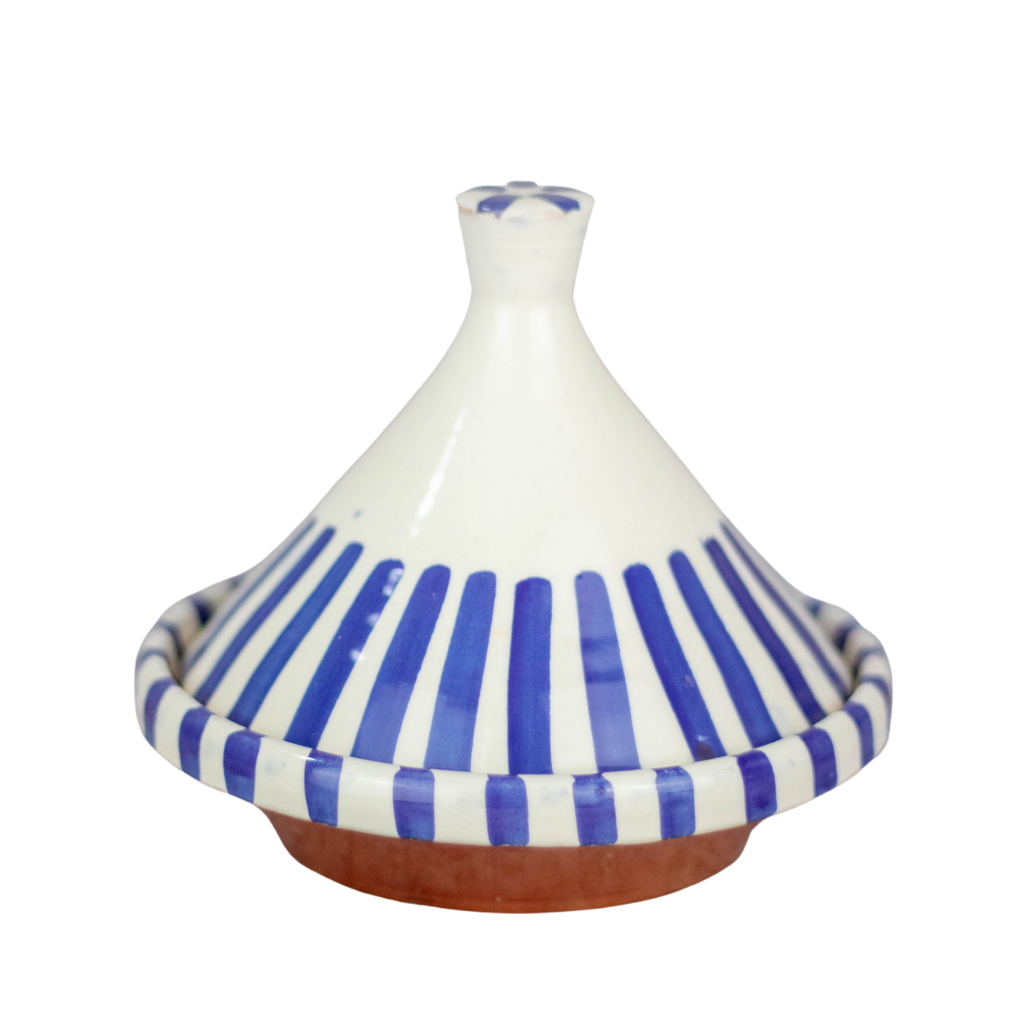 Moroccan Ceramic Serving Tagine Pot and Lid