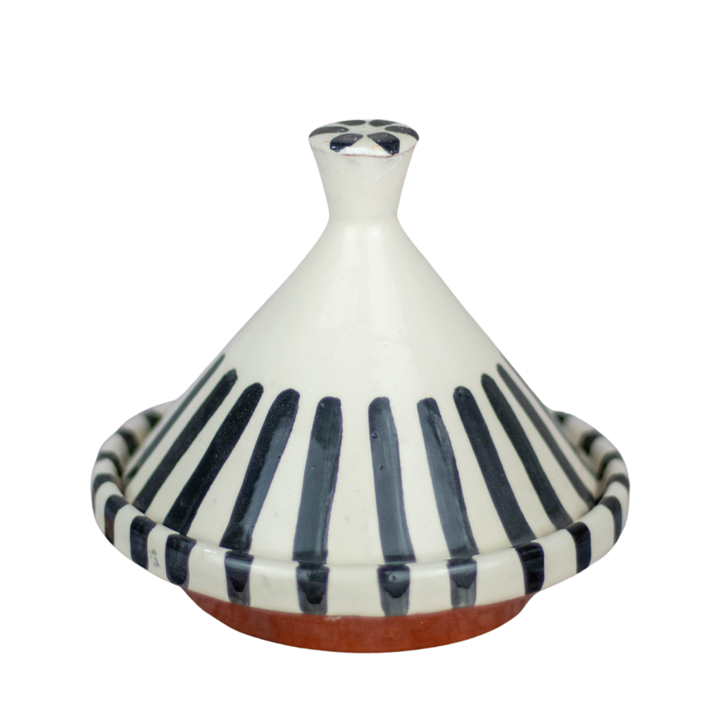 Moroccan Ceramic Serving Tagine Pot and Lid