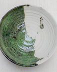 Handmade Tamegroute Half-Glazed Bowl - Green