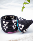 Hand -Woven Moroccan Wool Pot - 020