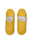 Moroccan Babouche Slippers, Yellow