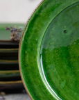 Moroccan Vintage Tamegroute Green Dinnerware Plates