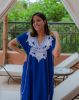 Moroccan Kaftan - Perfect for Beach, Parties & Eid - Blue