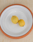 Handmade Moroccan Cooking Tagine - Blue Stripes 