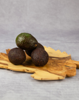 Handmade Thuya Wood Leaf Shaped Serving Plate for Fruits - Rustic Wood Fruit Bowl
