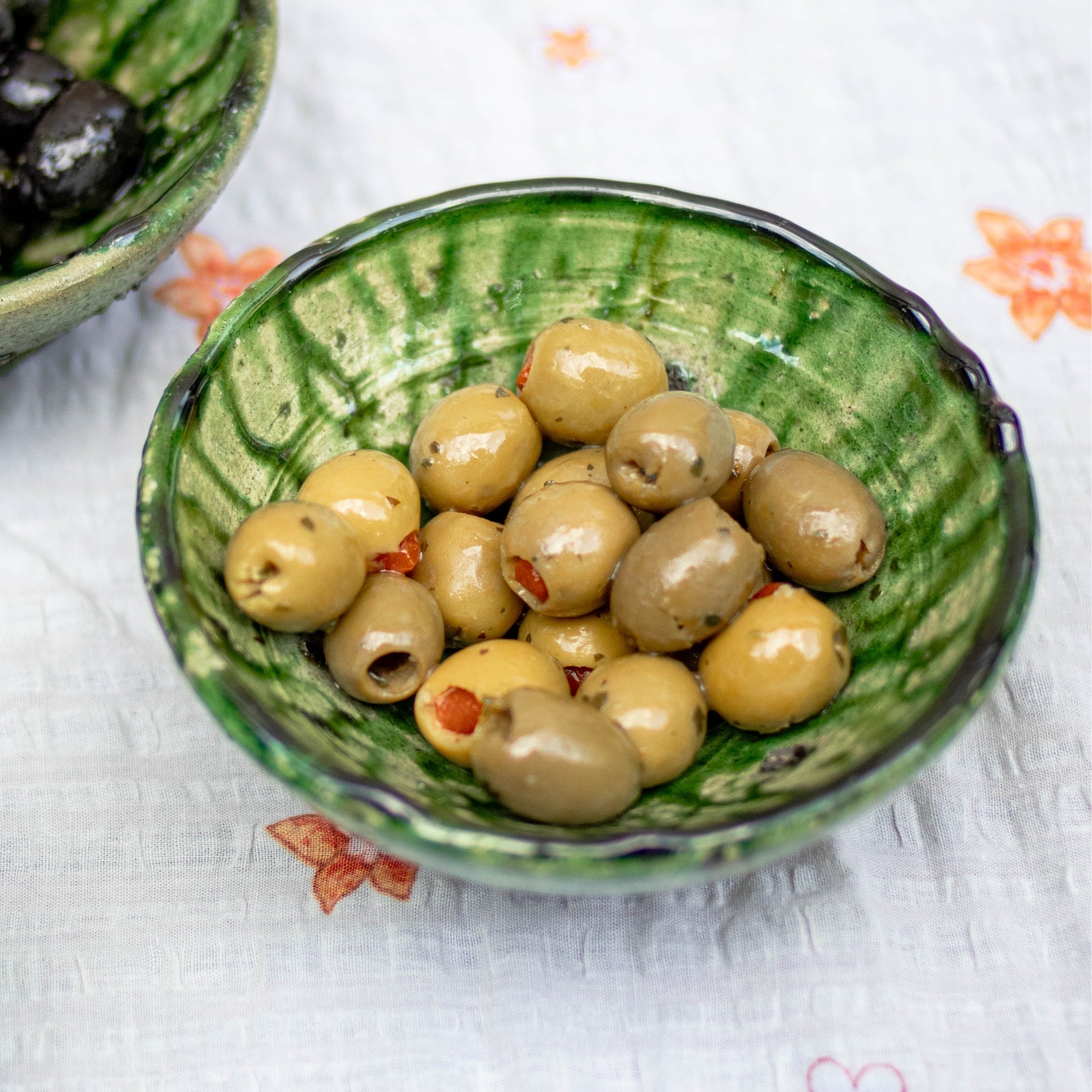 Handmade Tamegroute Bowl - Green