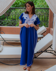 Moroccan Kaftan - Perfect for Beach, Parties & Eid - Blue