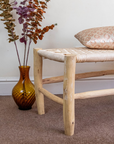 Moroccan Laurel Wood Bench Seat