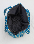 Moroccan Brocade Velvet and Gold Threads Tote Bag in BlackMoroccan Brocade Velvet and Gold Threads Tote Bag in Blue