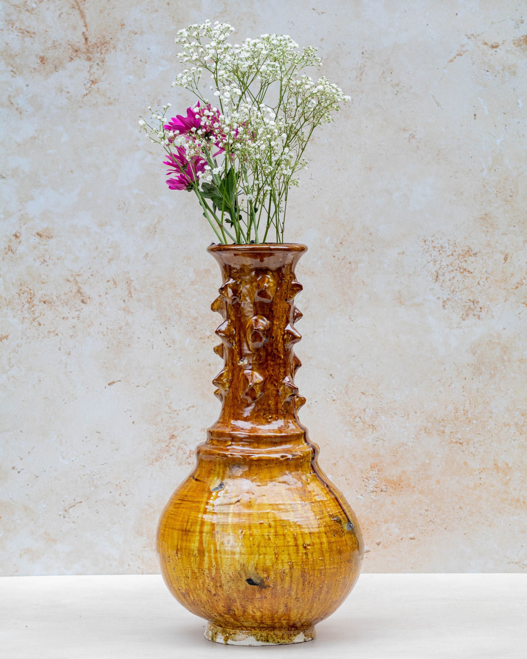 Hand-thrown vase from Tamegroute Morocco