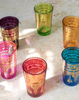 Handcrafted Moroccan Tea Glasses Set