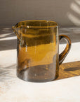 Handmade Beldi Pitcher - Amber 