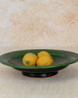 Handmade Ceramic Serving Plate - Green