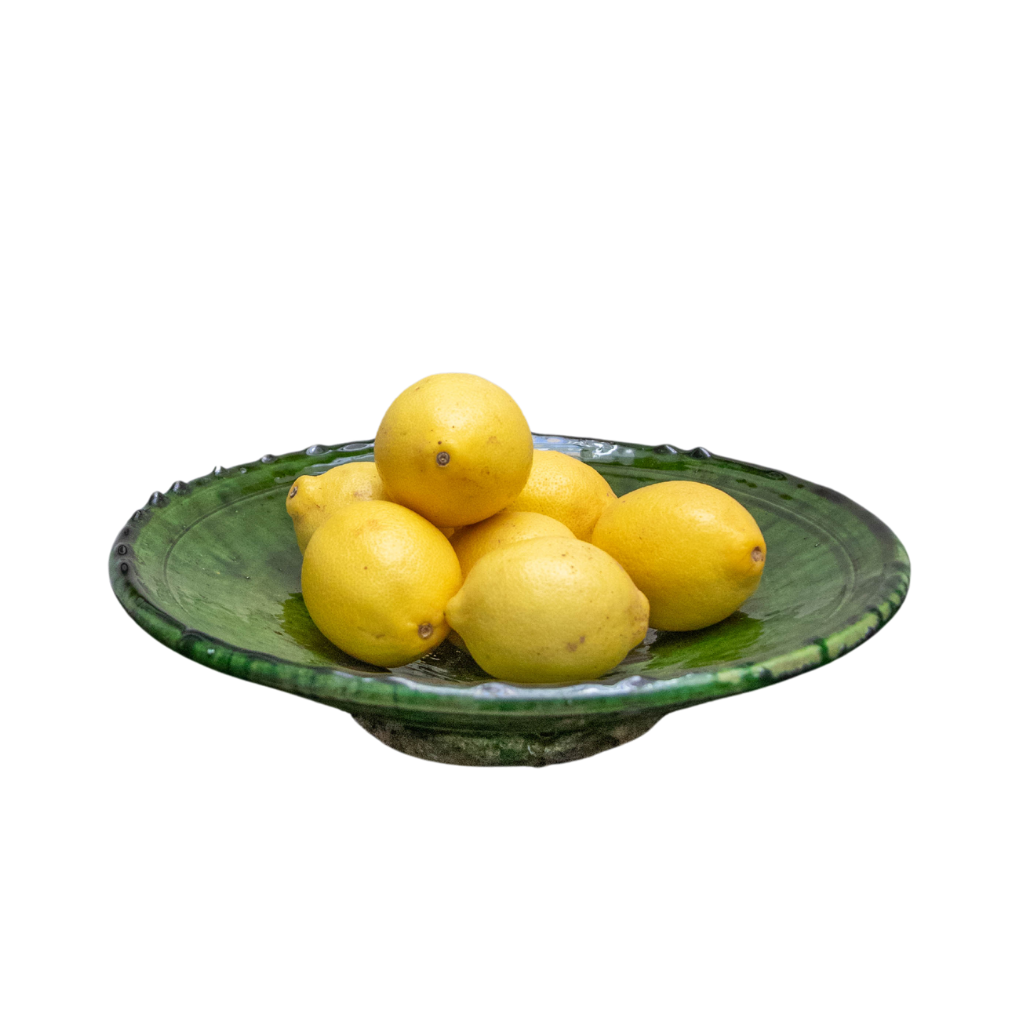 Moroccan Vintage Tamegroute Green Dinnerware Plate