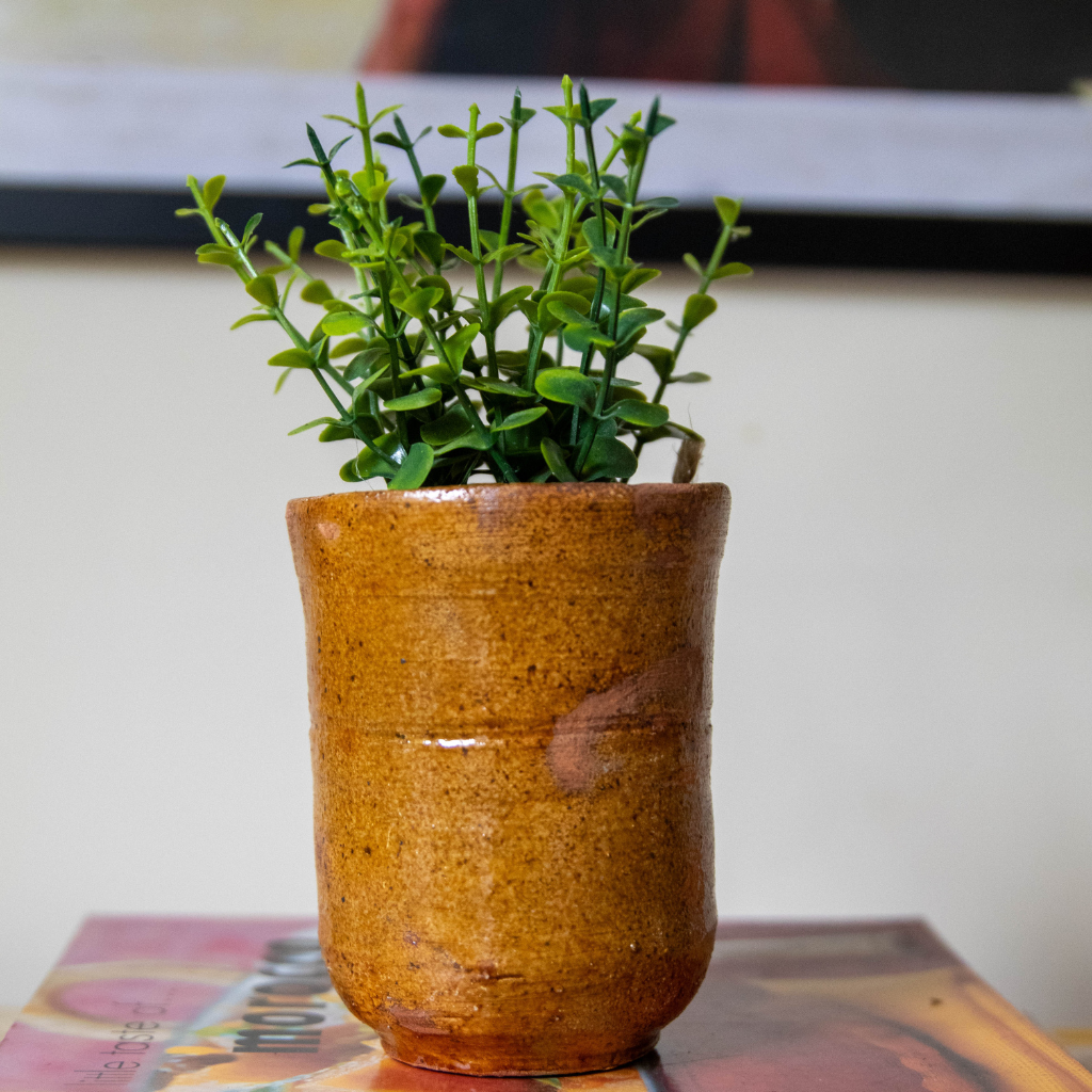 Handmade Moroccan Pottery Glazed Flower/Plant Pot