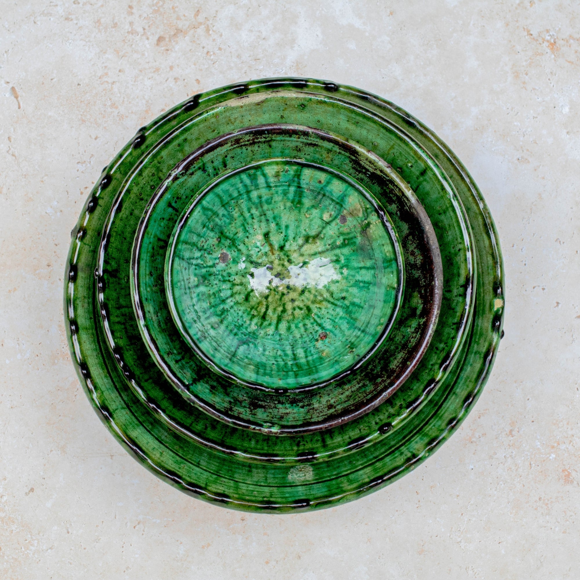 Handmade Tamegroute Bowl - Green
