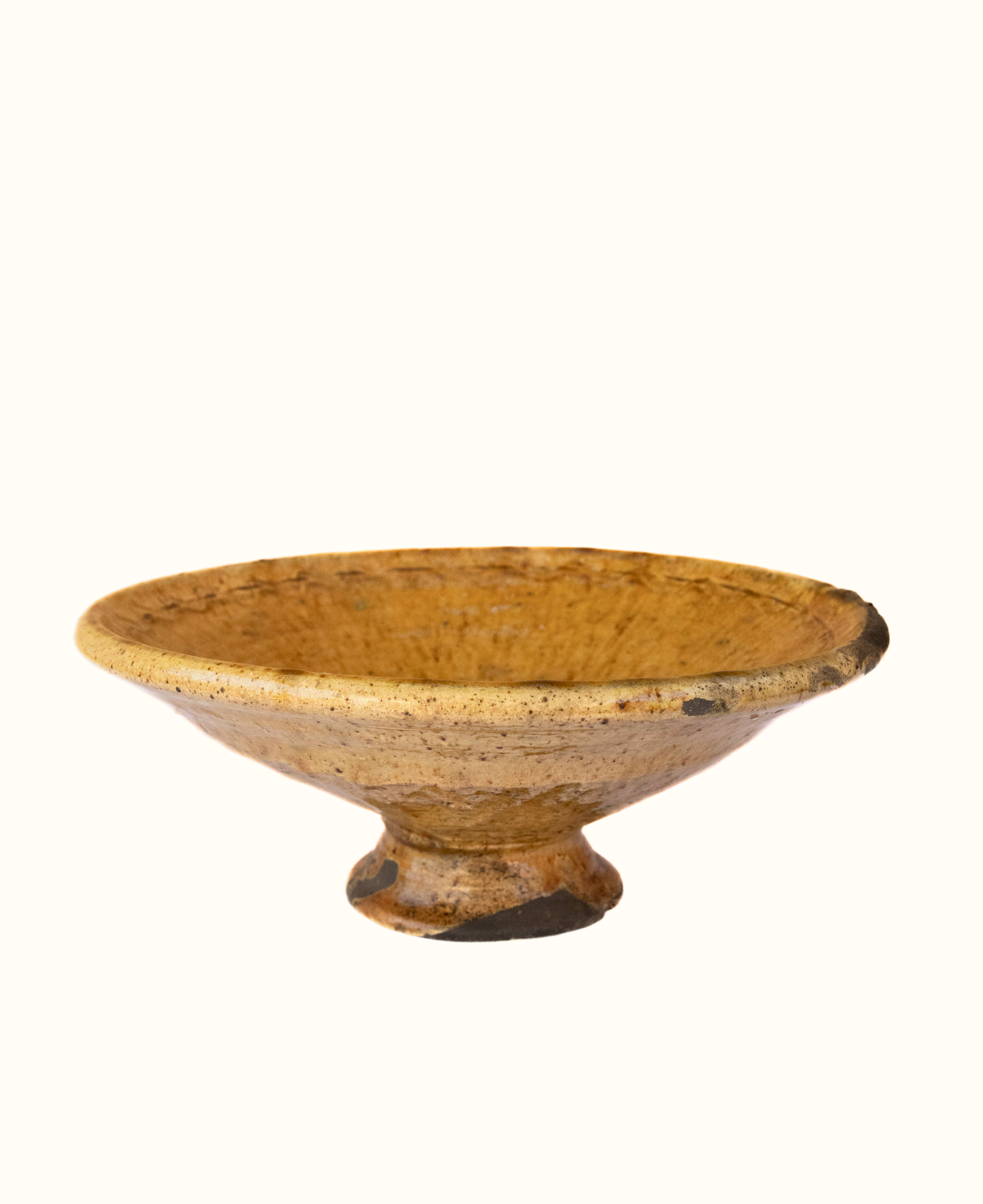 Handmade Tamegroute Pottery Serving Platter Bowl 