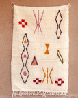 Moroccan Berber Beni Ourain Rug 