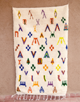 Moroccan Berber Beni Ourain Rug 