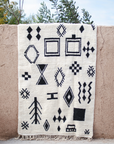 Moroccan Berber Beni Ourain Rug 