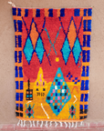 Moroccan Berber Beni Ourain Rug 
