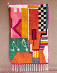 Moroccan Berber Beni Ourain Rug 