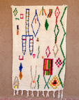 Moroccan Berber Beni Ourain Rug 
