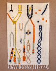 Moroccan Berber Beni Ourain Rug 