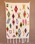 Moroccan Berber Beni Ourain Rug 