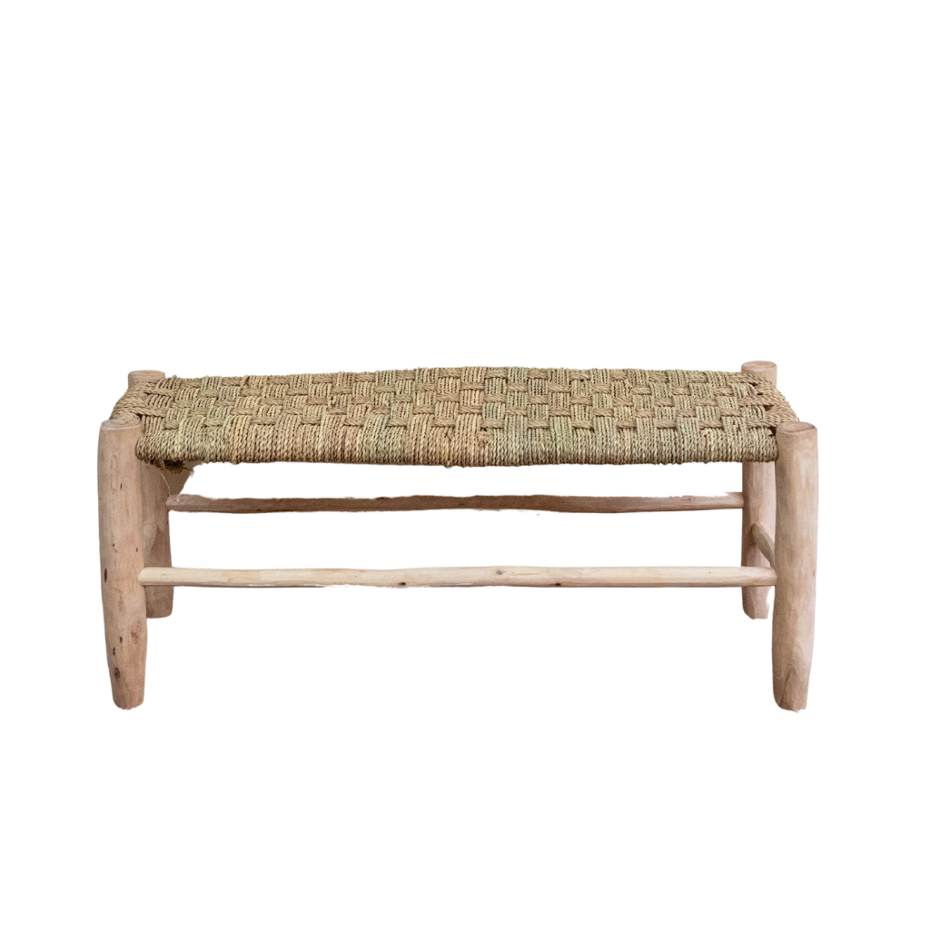 Moroccan Handmade Wood Bench