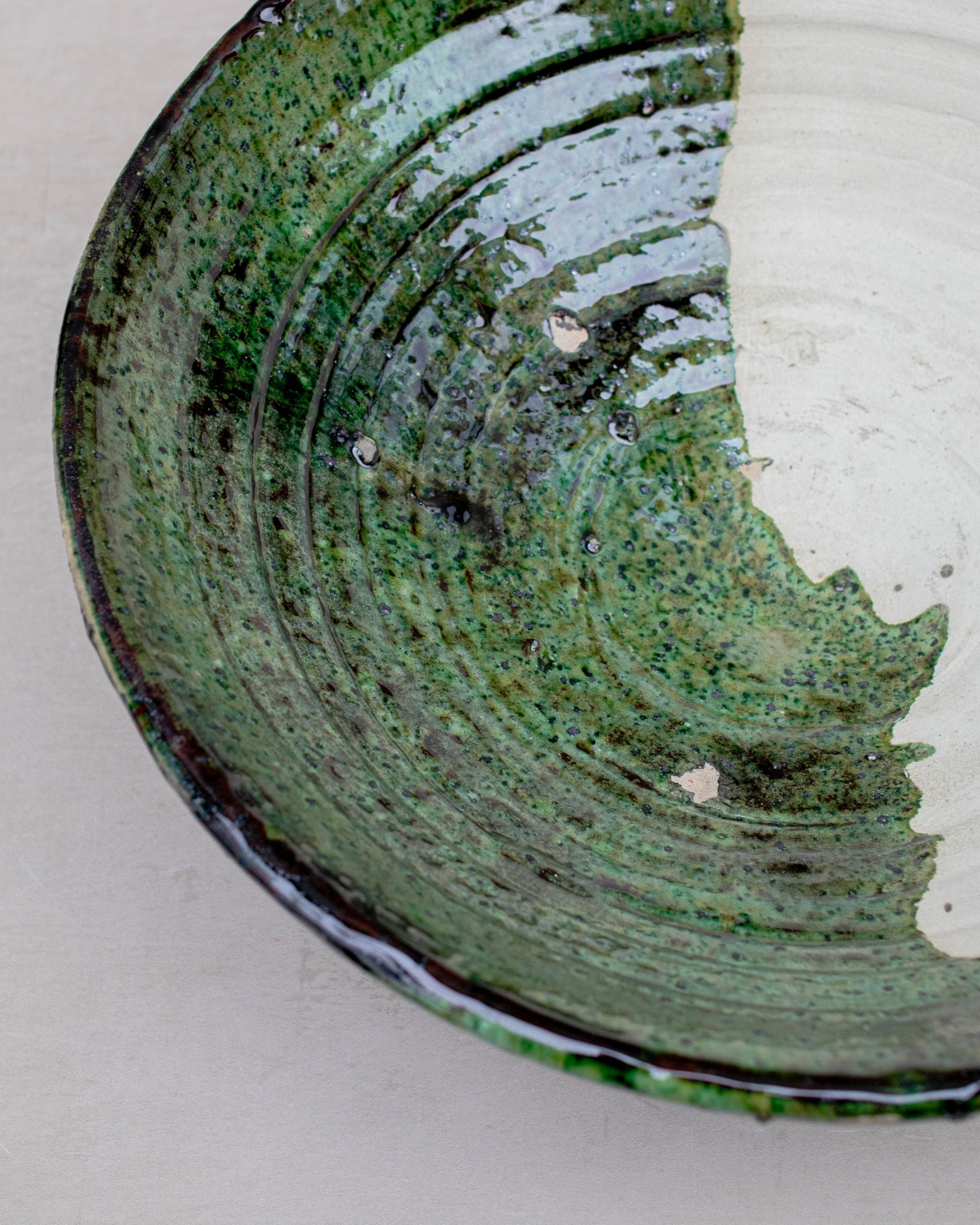 Moroccan Tamegroute Serving Bowl