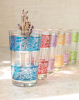 Moroccan Tea Glasses – Painted Band Set of 6