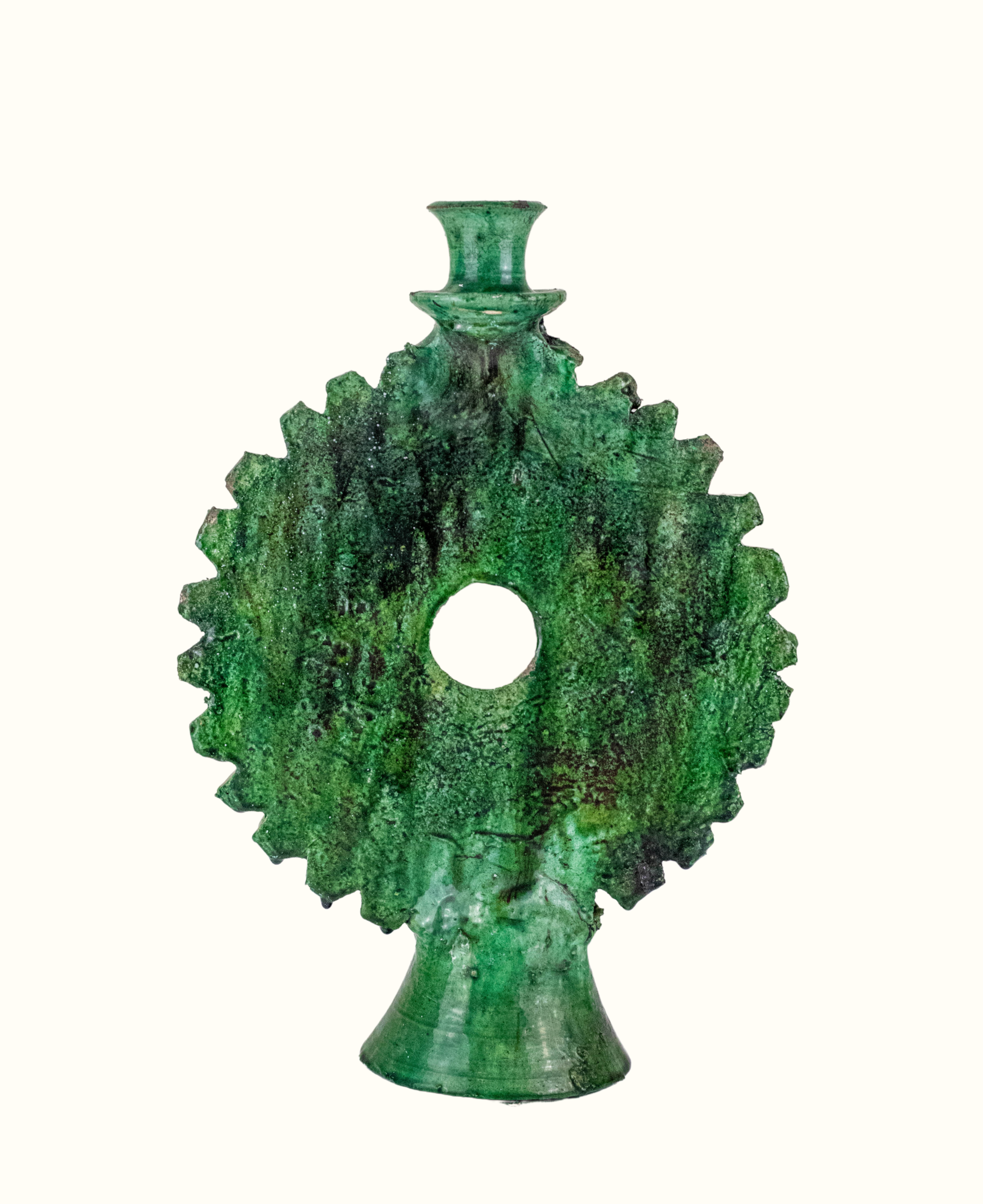 Moroccan Vinatge Tamegroute Candlestick Holder