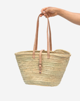 Handwoven Parisienne Shopper Baskets