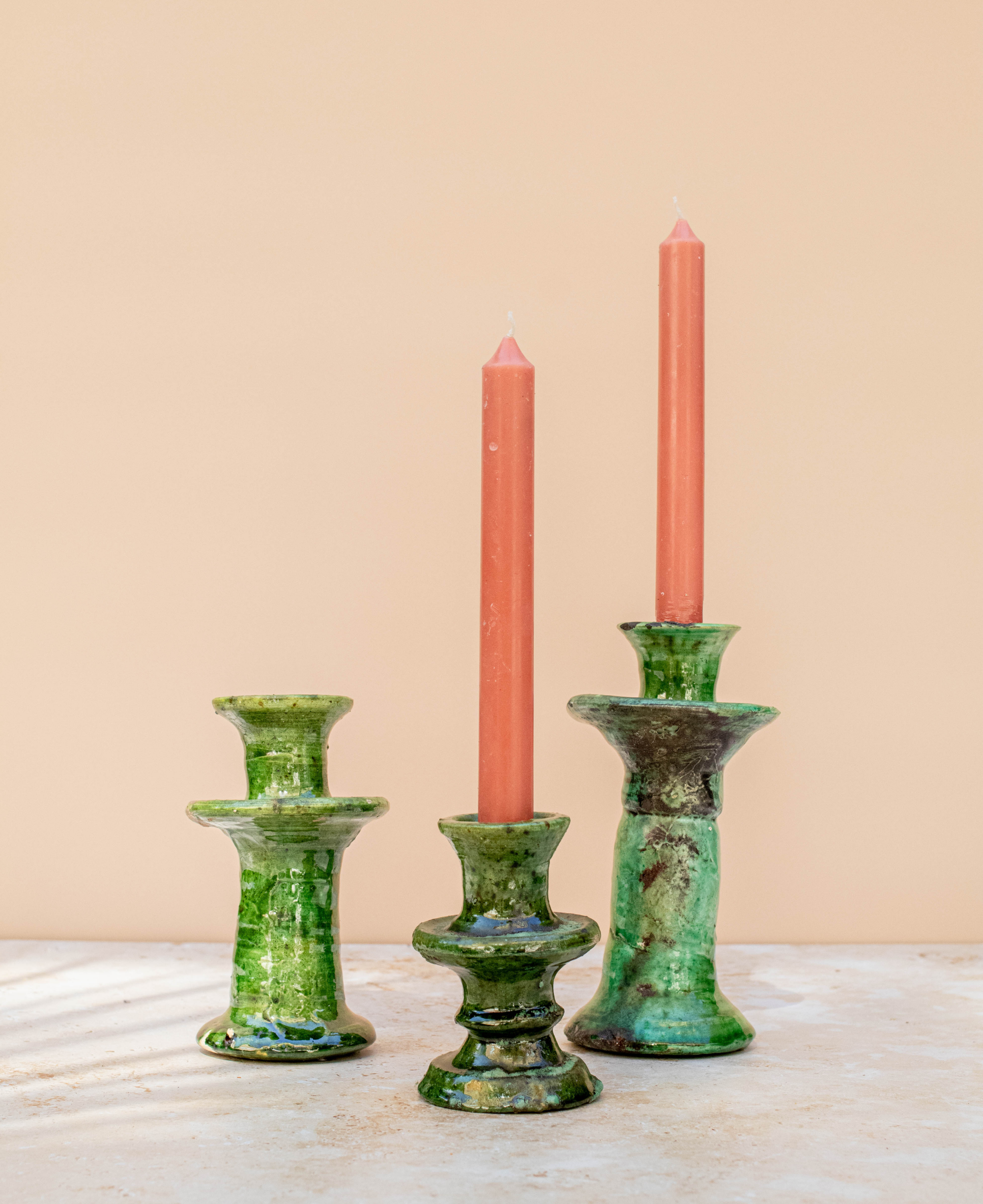 Tamegroute Green Candle Holder – 5 Sizes