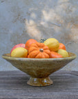 Tamegroute Yellow Ochre Pedestal Bowl